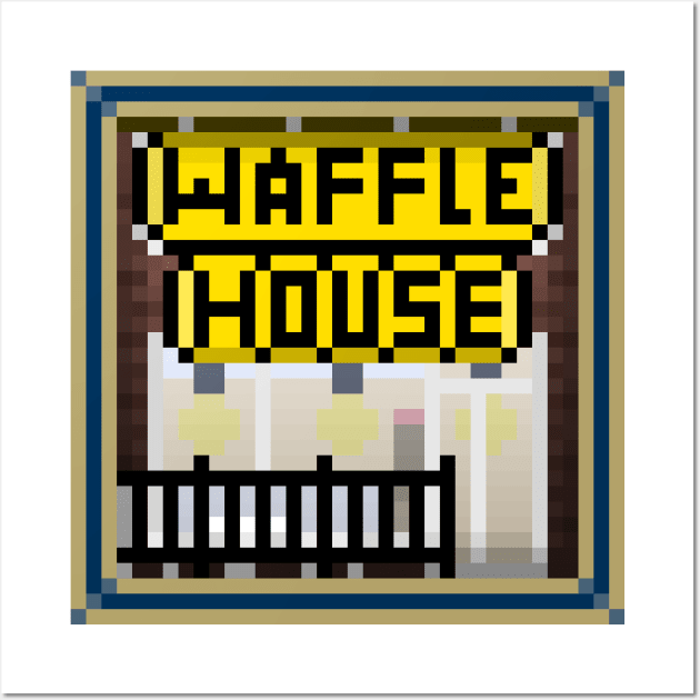 "Waffle House" - GEORGIA TECH BORDER Wall Art by Little Landmarks